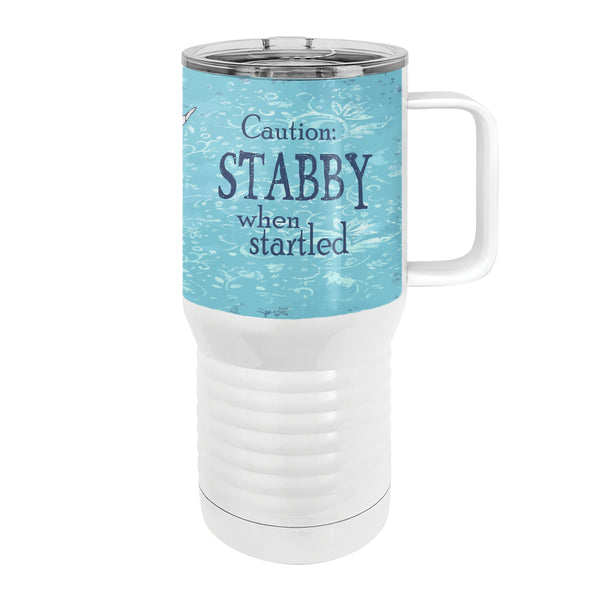 Stabby Narwhal 20oz Tall Insulated Stainless Steel Tumbler with Slider Lid