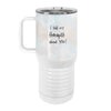 Dog Told My Therapist 20oz Tall Insulated Stainless Steel Tumbler with Slider Lid