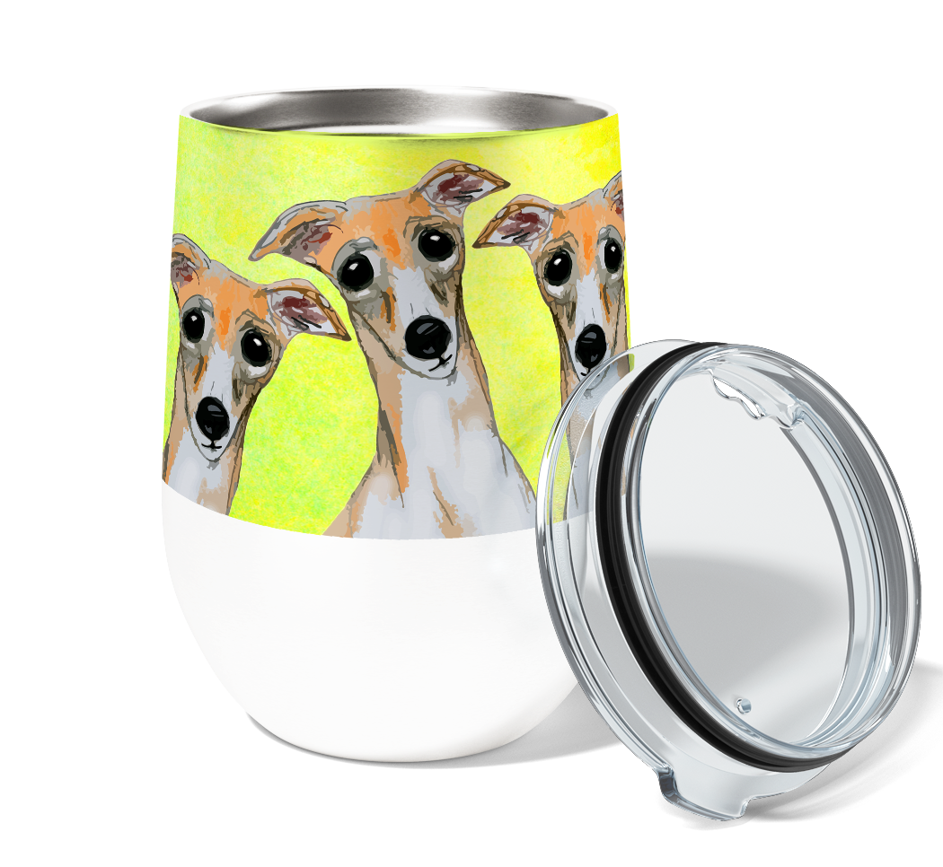 Unsupervised Greyhounds 12oz Stemless Insulated Stainless Steel Tumbler