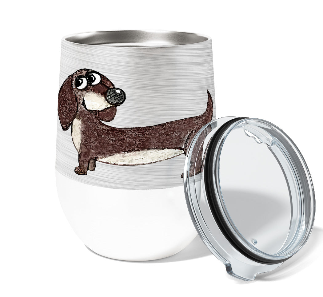 Wiener Trip 12oz Stemless Insulated Stainless Steel Tumbler
