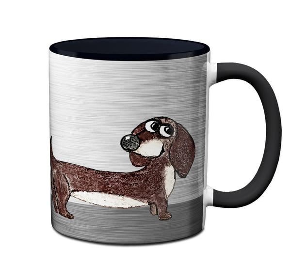 Wiener Dog Tripping Mug by Pithitude