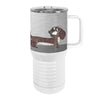 Wiener Dog Trip 20oz Tall Insulated Stainless Steel Tumbler with Slider Lid