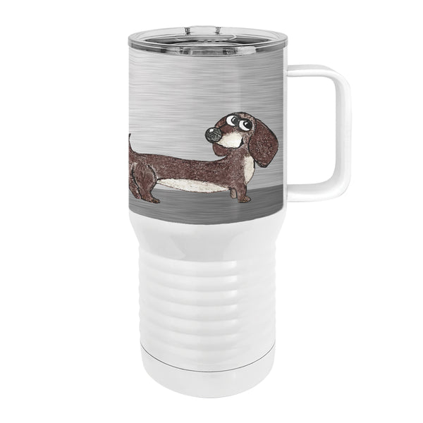 Wiener Dog Trip 20oz Tall Insulated Stainless Steel Tumbler with Slider Lid