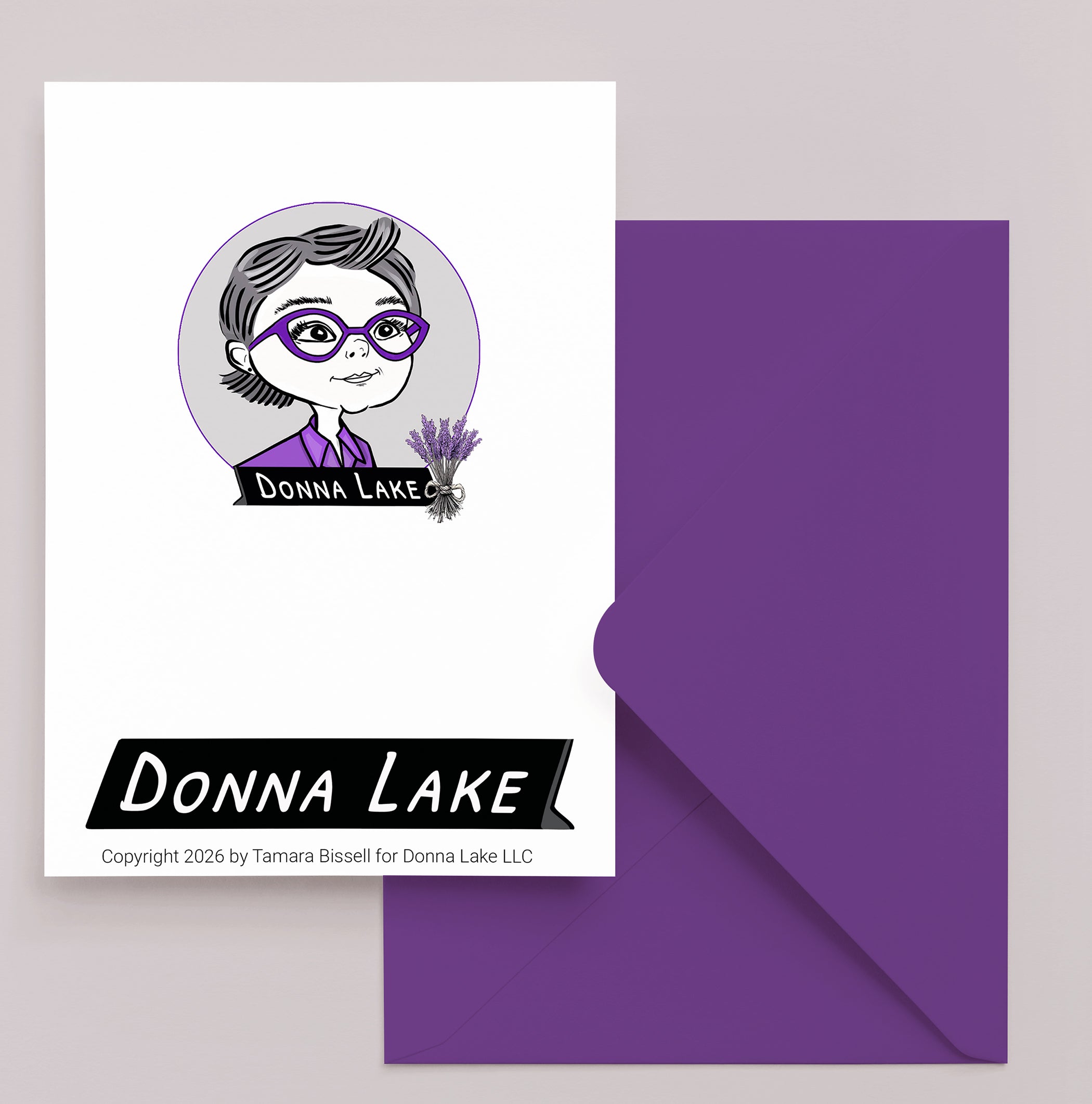 Donna Lake Greeting Card: Hot Flash