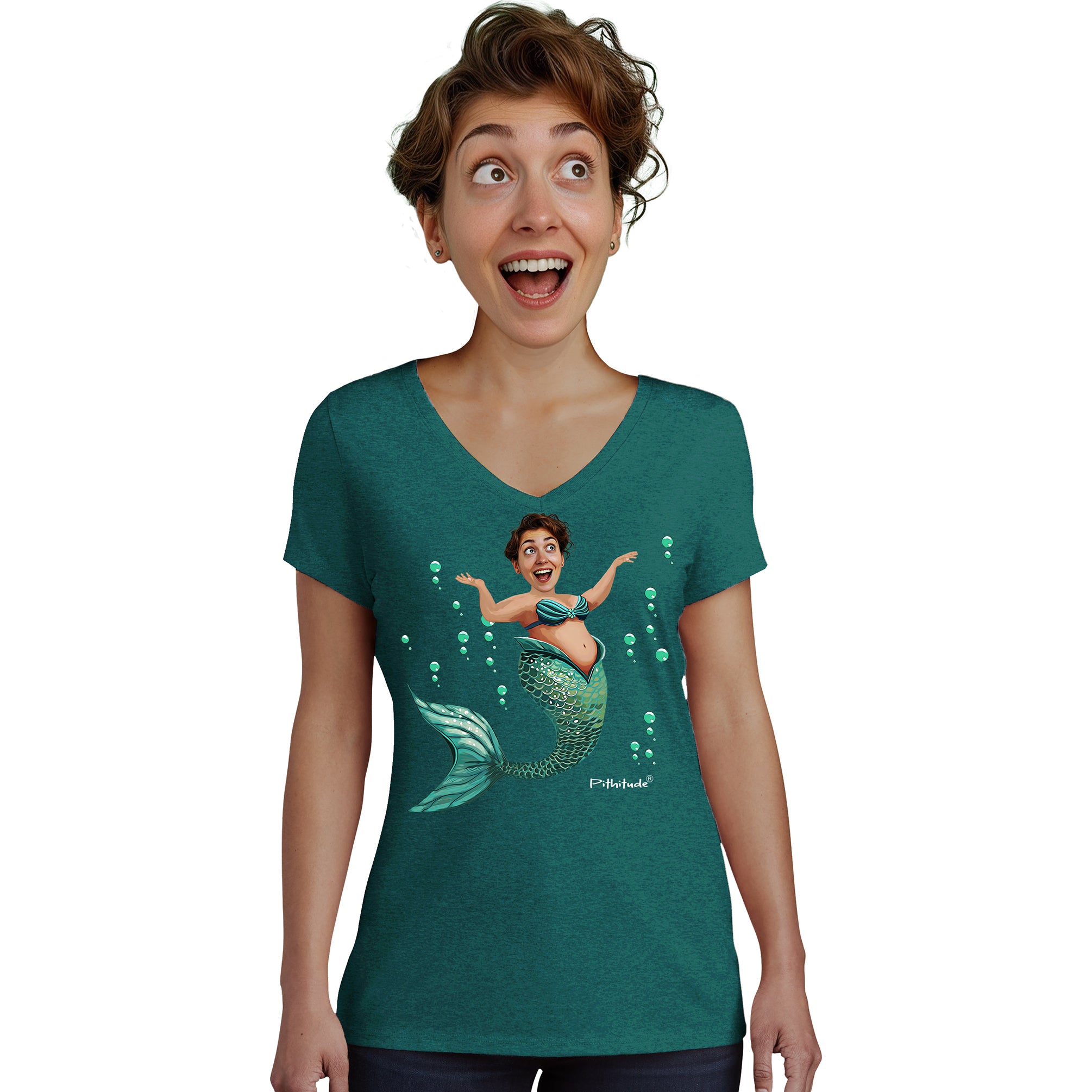 Your Face Here Mermaid Women's T-Shirt