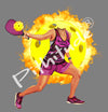 Your Face Here Pickleball Fire Women's T-Shirt