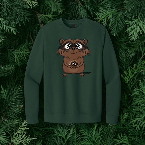 Milo Raccoon Fleece Sweatshirt Crew
