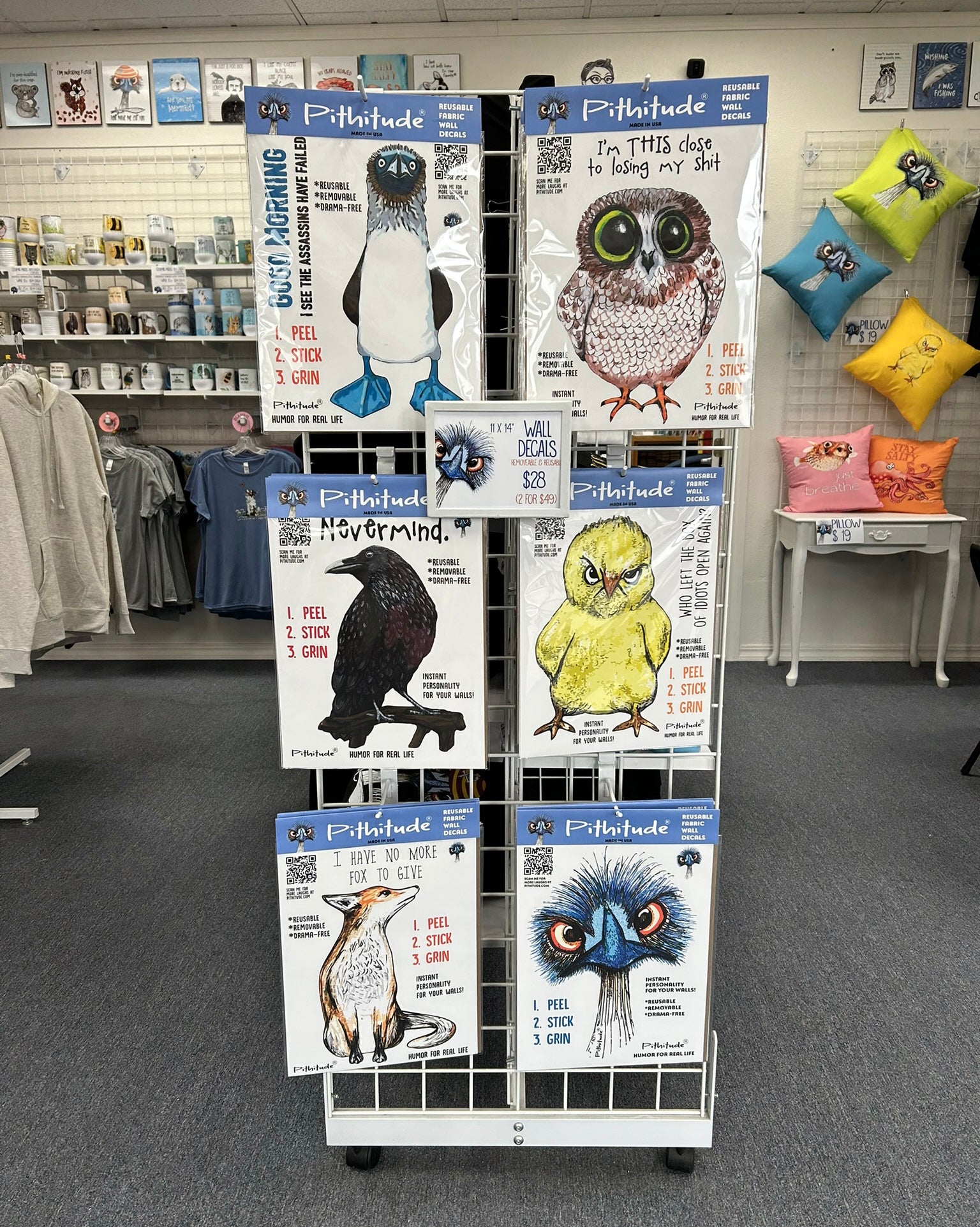 No Fox Reusable Fabric Wall Decal