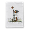 Aussie Butterfly Flour Sack Dish Towel