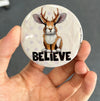 Jackalope Believe Magnet