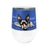 Blah Blah Dog Miniature Pinscher 12oz Insulated Wine Tumbler