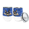 Blah Blah Dog Miniature Pinscher 12oz Insulated Wine Tumbler