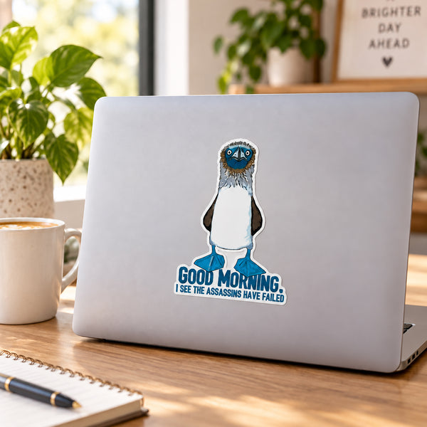 Boobie Assassin Reusable Fabric Laptop or Wall Sticker