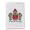 Capybara Holiday Snacks Flour Sack Dish Towel