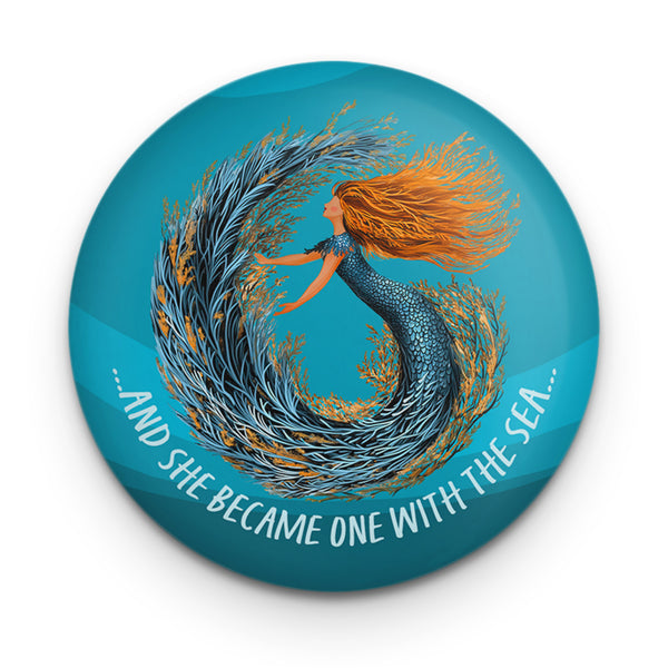 Coral Mermaid Magnet