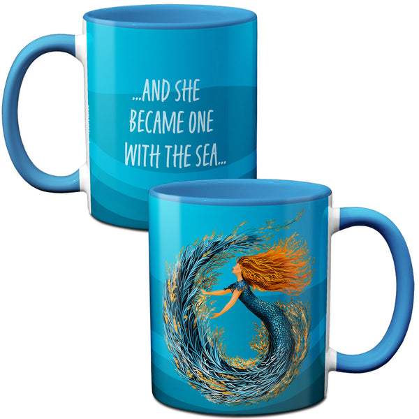 Coral Mermaid Mug by Pithitude