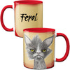 Feral Cat Mug by Pithitude