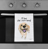 Golden Retriever Flour Sack Dish Towel
