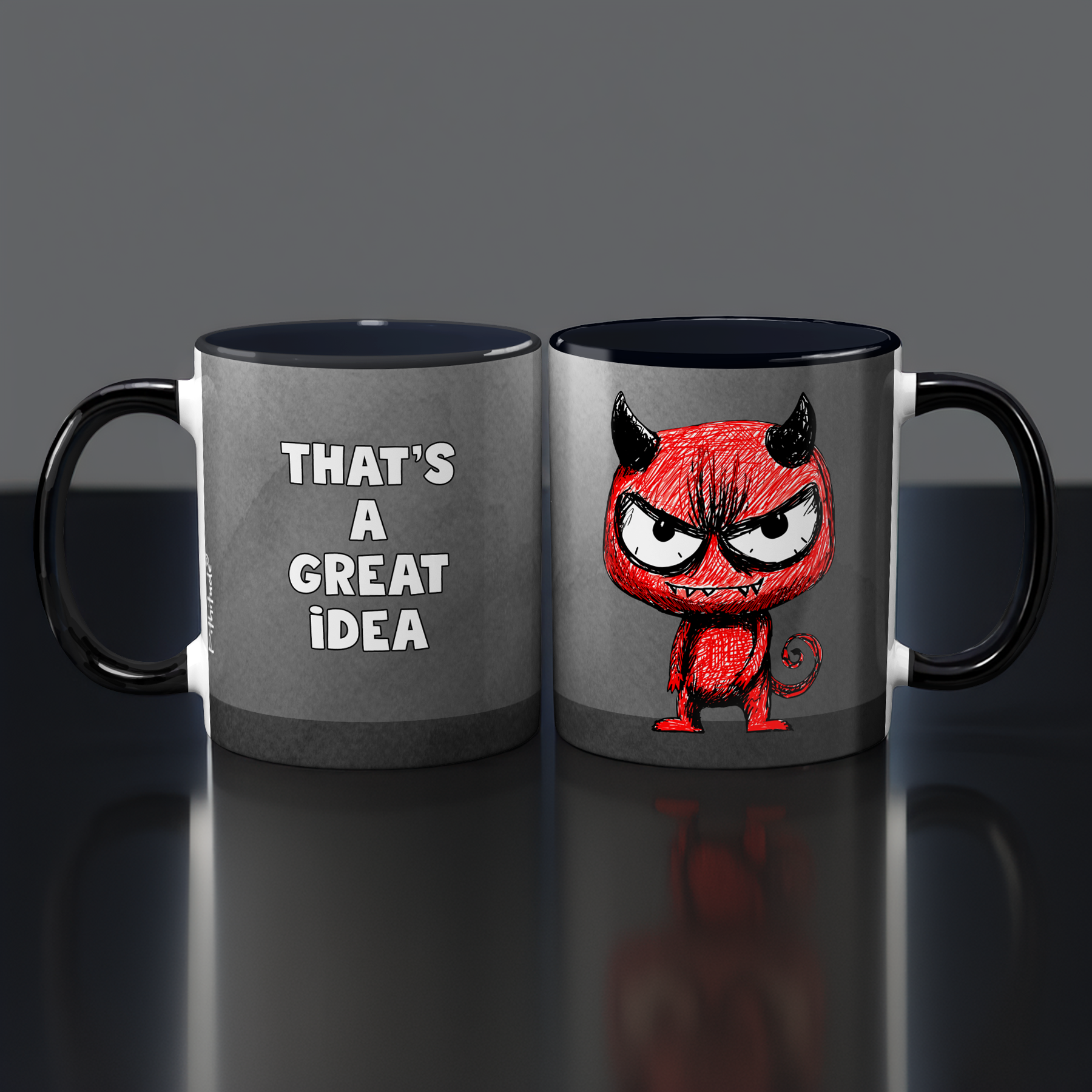 That’s a Great Idea Demon Mug | Funny Halloween Gift