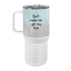 Hoe Cat 20 oz Travel Tumbler | Funny Gardening Gift
