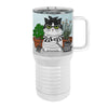 Hoe Cat 20 oz Travel Tumbler | Funny Gardening Gift