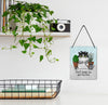 Hoe Cat Mini Hanging Sign | Funny Cat & Gardening Gift