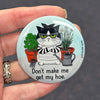 Hoe Cat Magnet | Funny Gardening Gift for Cat Lovers