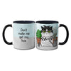 Hoe Cat Coffee Mug | Funny Gardening Gift for Cat Lovers