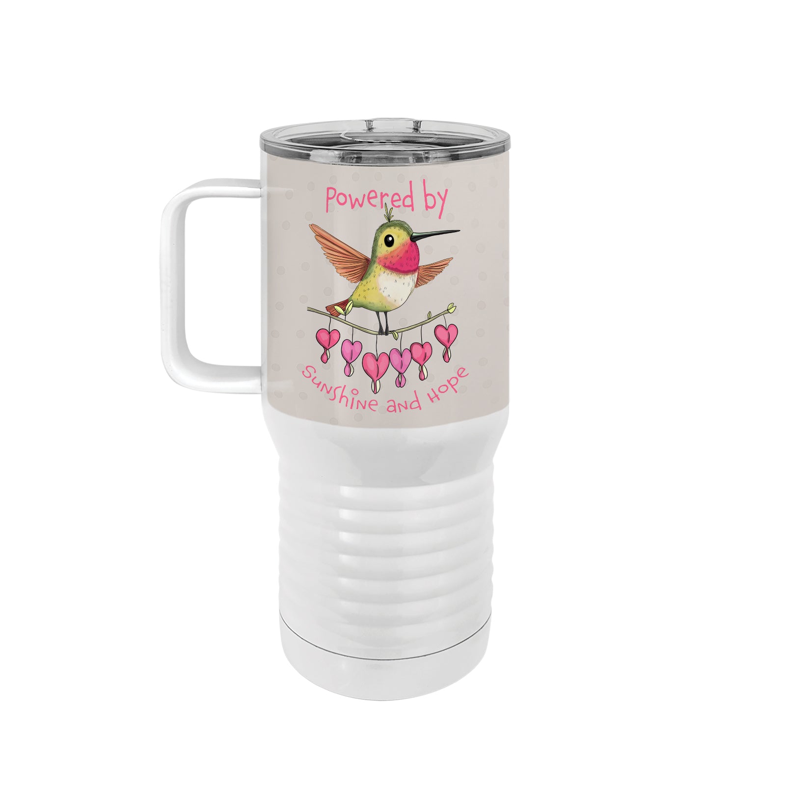 Hummingbird Hope 20oz Tall Insulated Stainless Steel Tumbler with Slider Lid