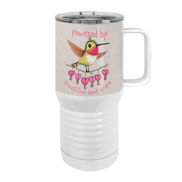 Hummingbird Hope 20oz Tall Insulated Stainless Steel Tumbler with Slider Lid