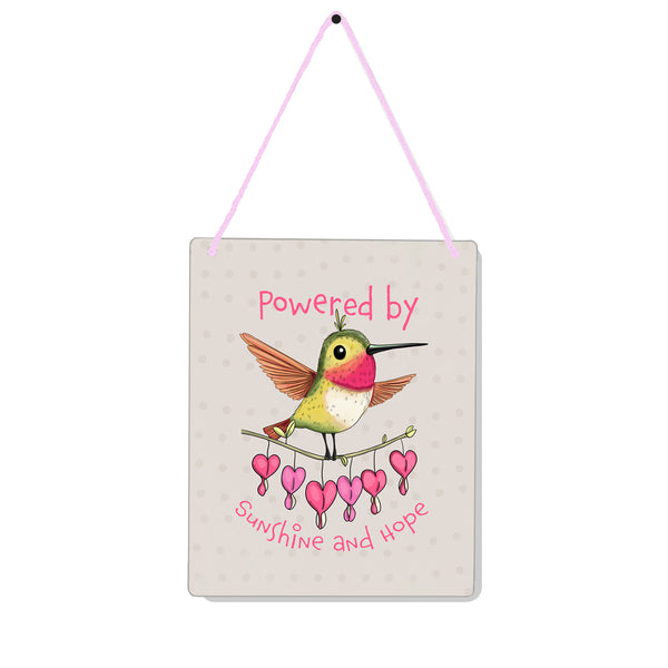 Hummingbird Hope 4x5" Mini-Sign