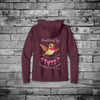 Powered by Sunshine and Hope Women’s Hummingbird Zip Hoodie