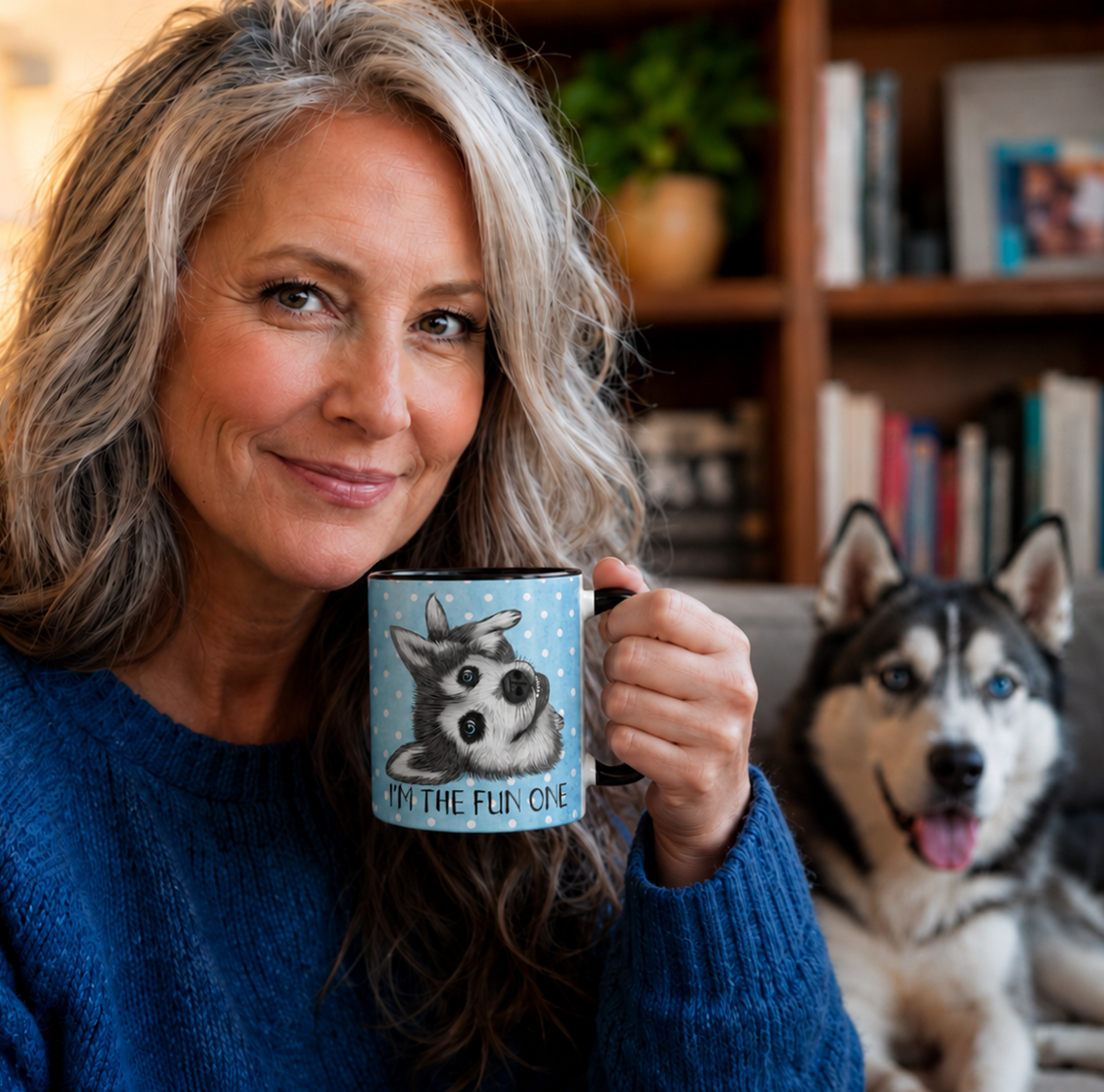 I'm the Fun One Husky Coffee Mug | Funny Dog Lover Gift