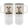 Jackalope Believe 20 oz Insulated Travel Tumbler | Cryptid and Folklore Gift