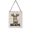 Jackalope Believe 4x5 Mini-Sign