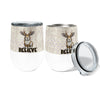 Jackalope Believe Insulated Wine Tumbler | Cryptid and Folklore Gift