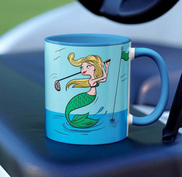 Mermaid Golf Mug by Pithitude