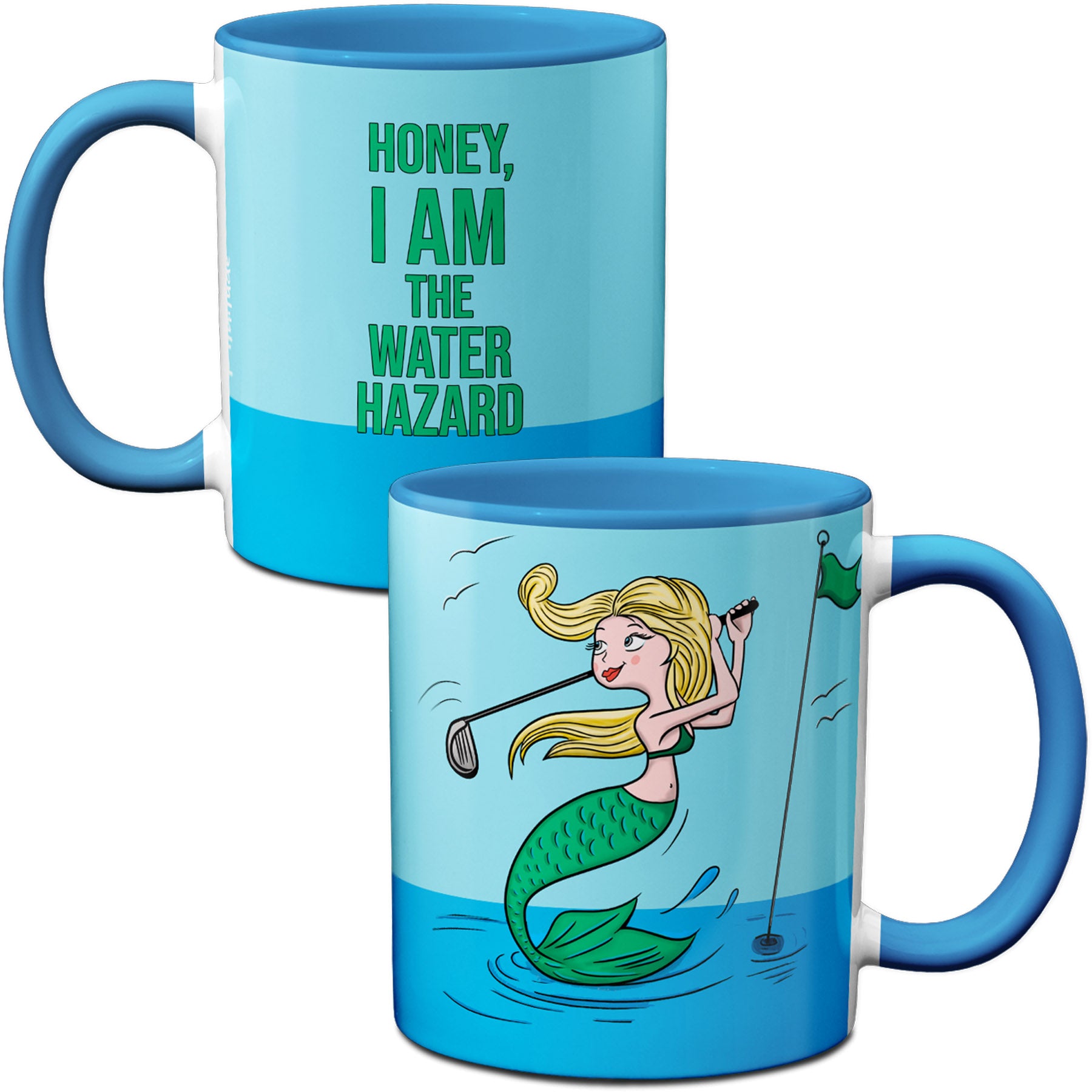 Mermaid Golf Mug by Pithitude