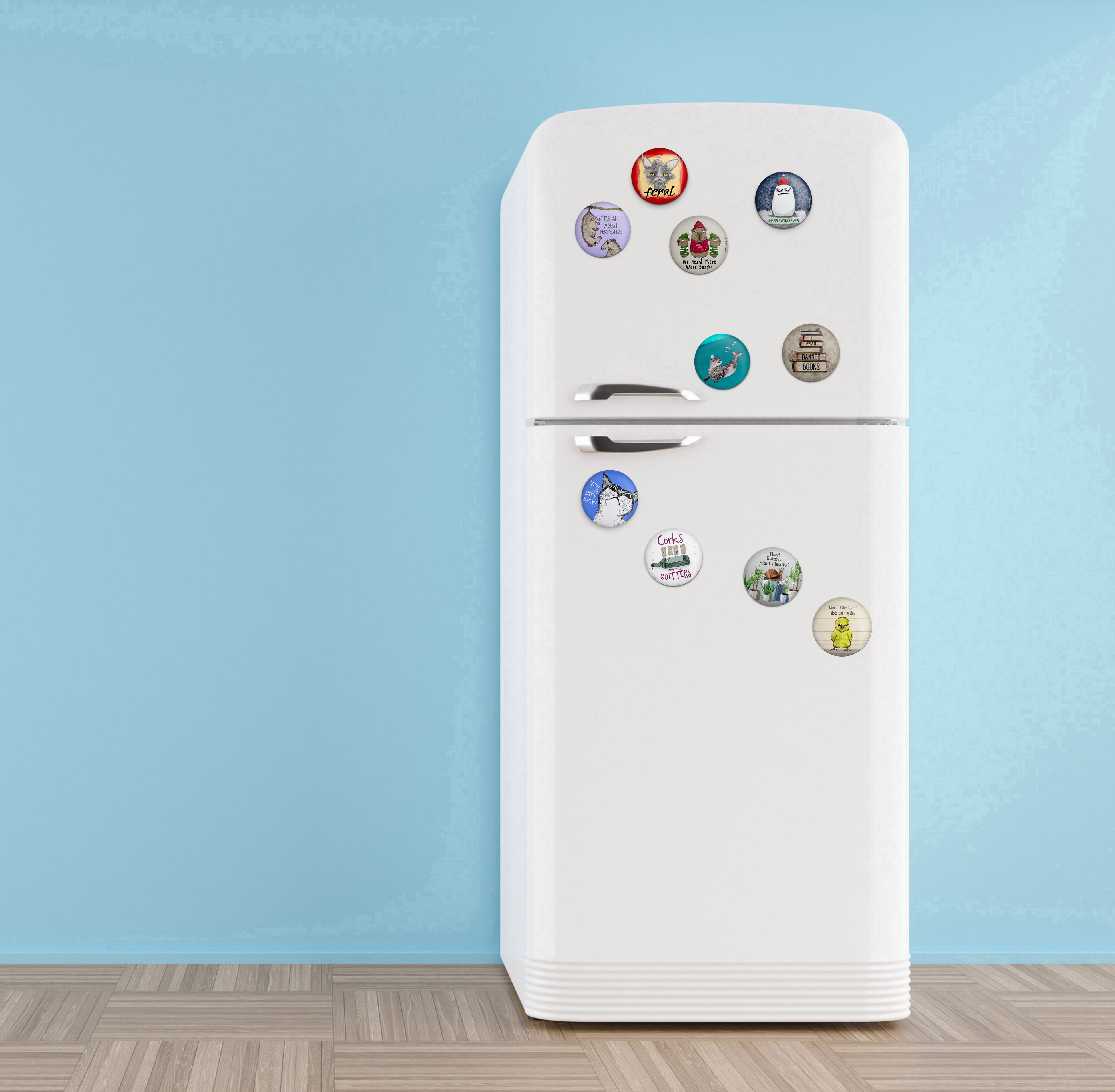 Capybara Holiday Snacks Magnet