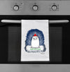 Merry Whatever Snowman Flour Sack Dish Towel