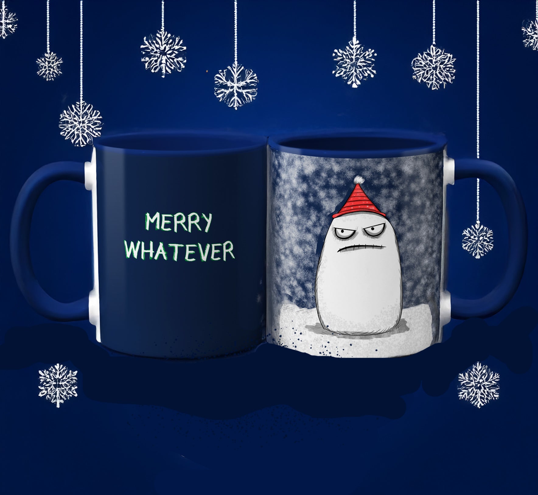 Merry Whatever Snowman Mug