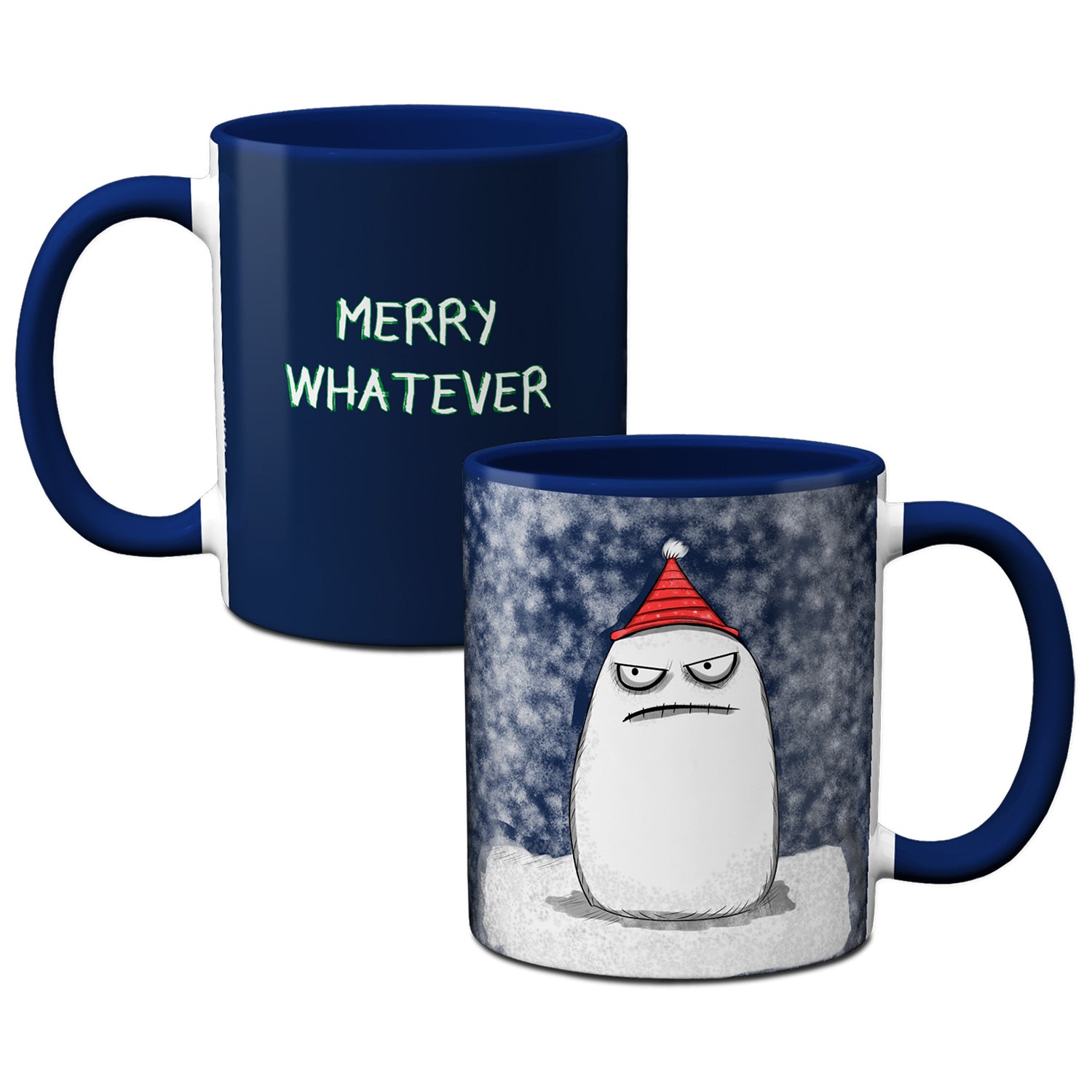 Merry Whatever Snowman Mug