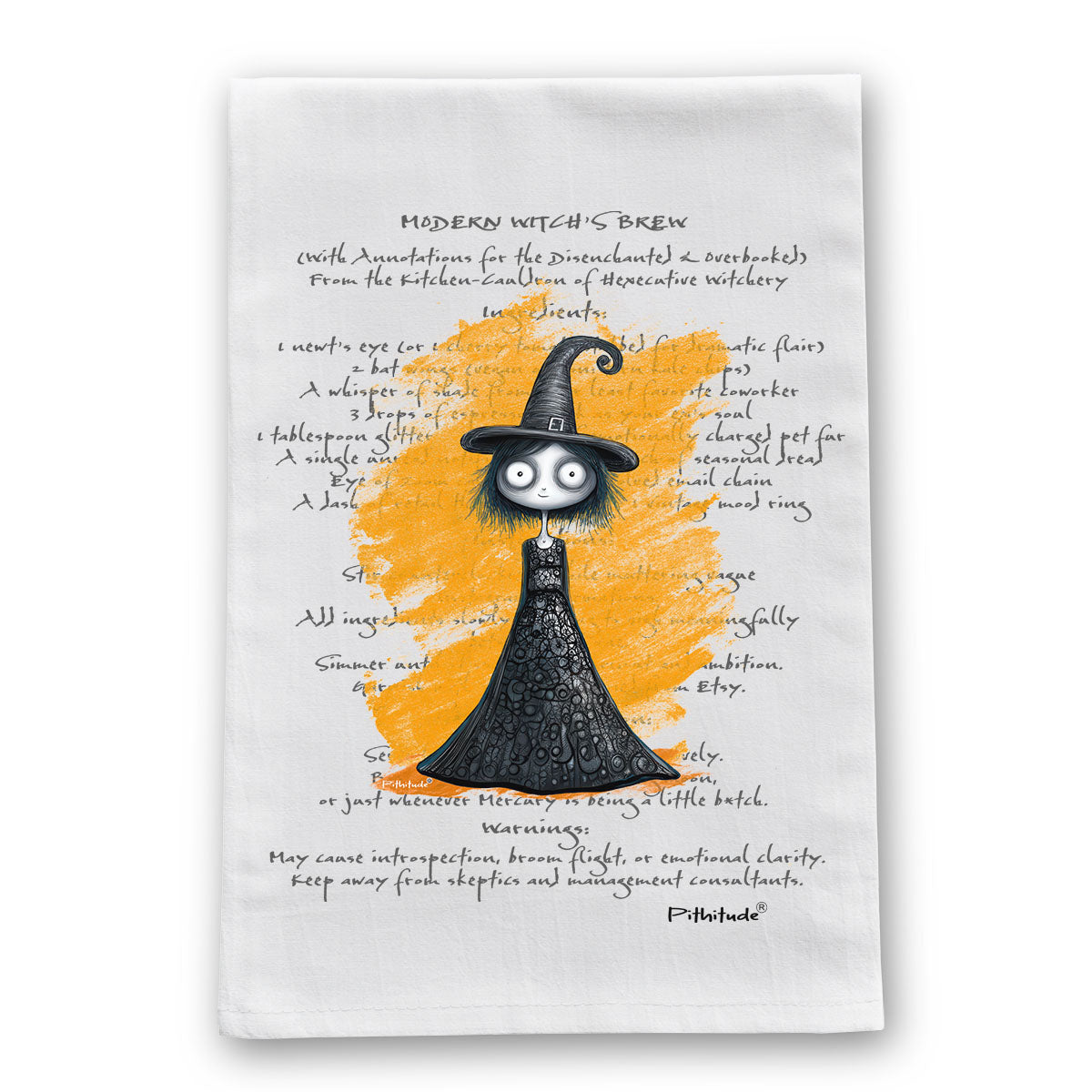 Modern Witch's Brew Flour Sack Dish Towel -Limited Edition