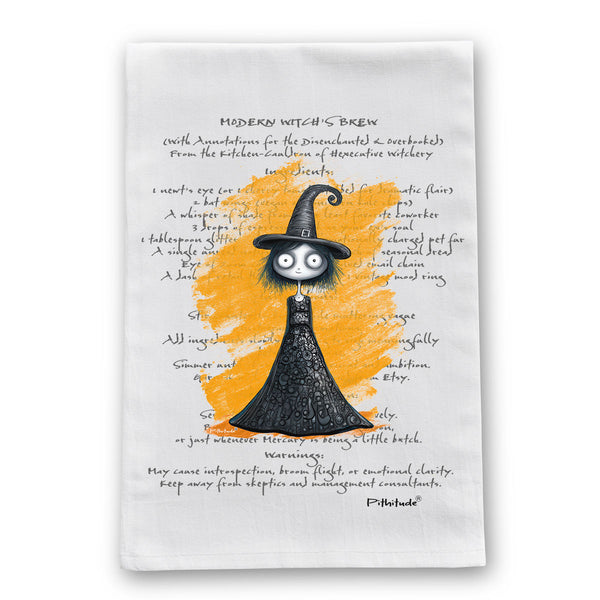 Modern Witch's Brew Flour Sack Dish Towel -Limited Edition