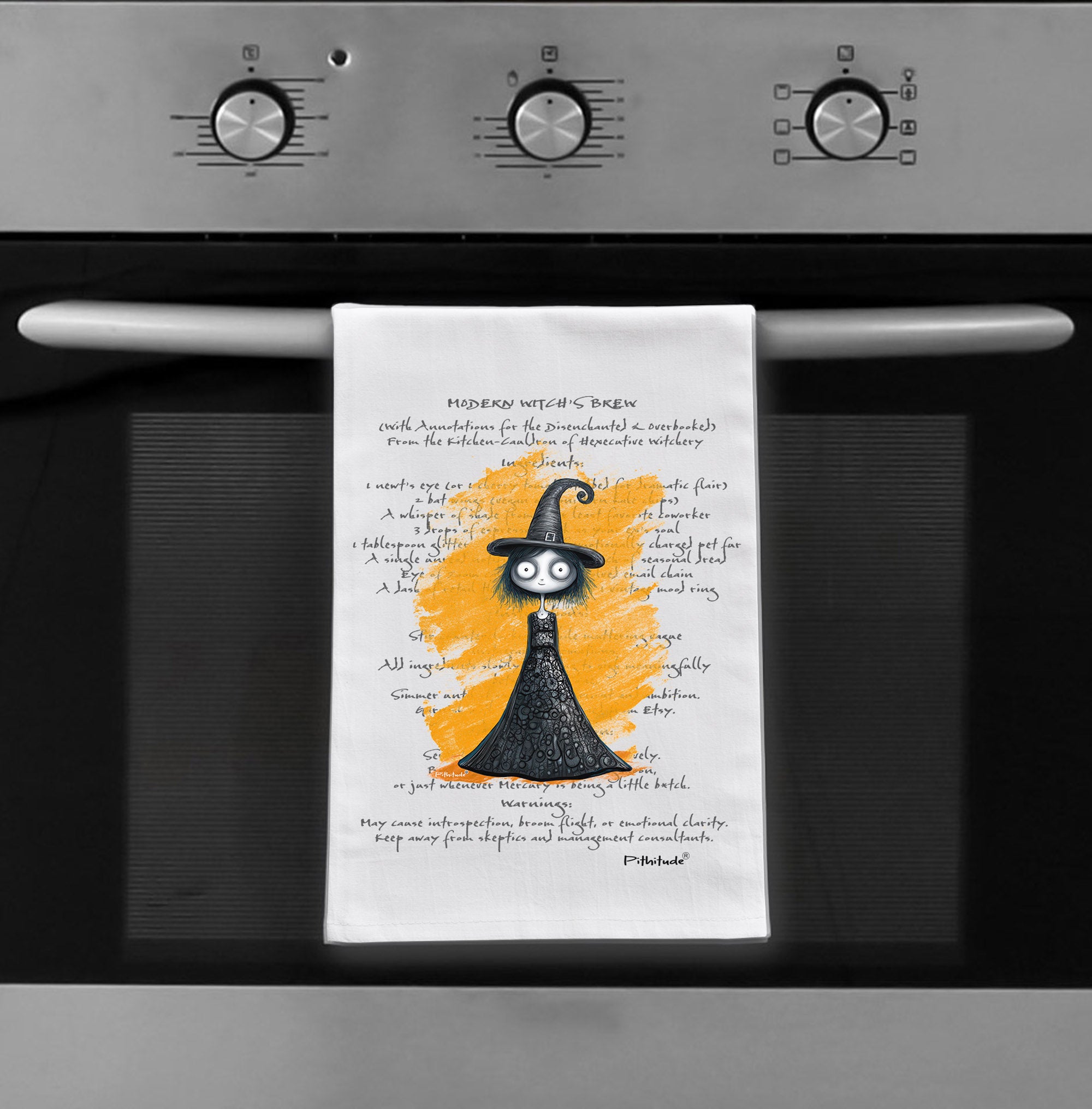 Modern Witch's Brew Flour Sack Dish Towel -Limited Edition