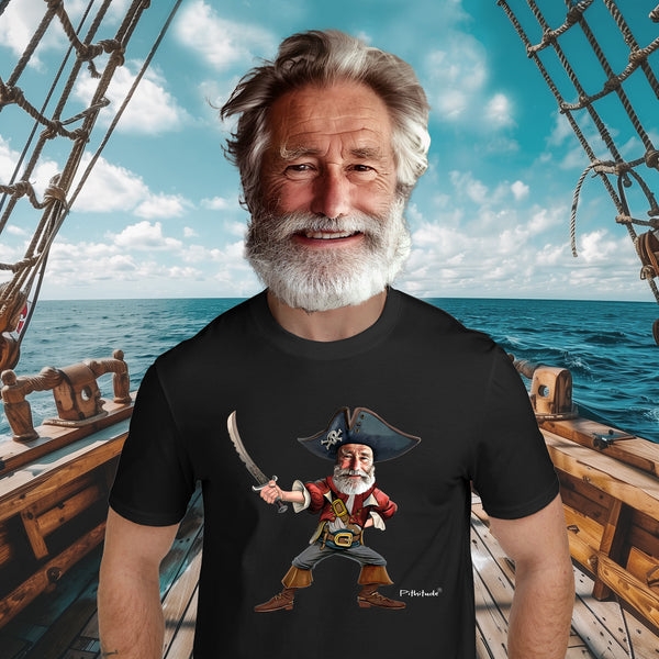 Your Face Here Pirate Men's Short Sleeve T-Shirt