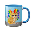 Rainbow Butterfly Unicorn Kitty Mug