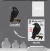 Raven Nevermind Reusable Fabric Wall Decal
