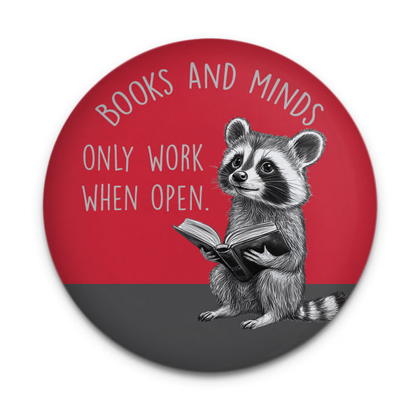 Reading Raccoon Magnet