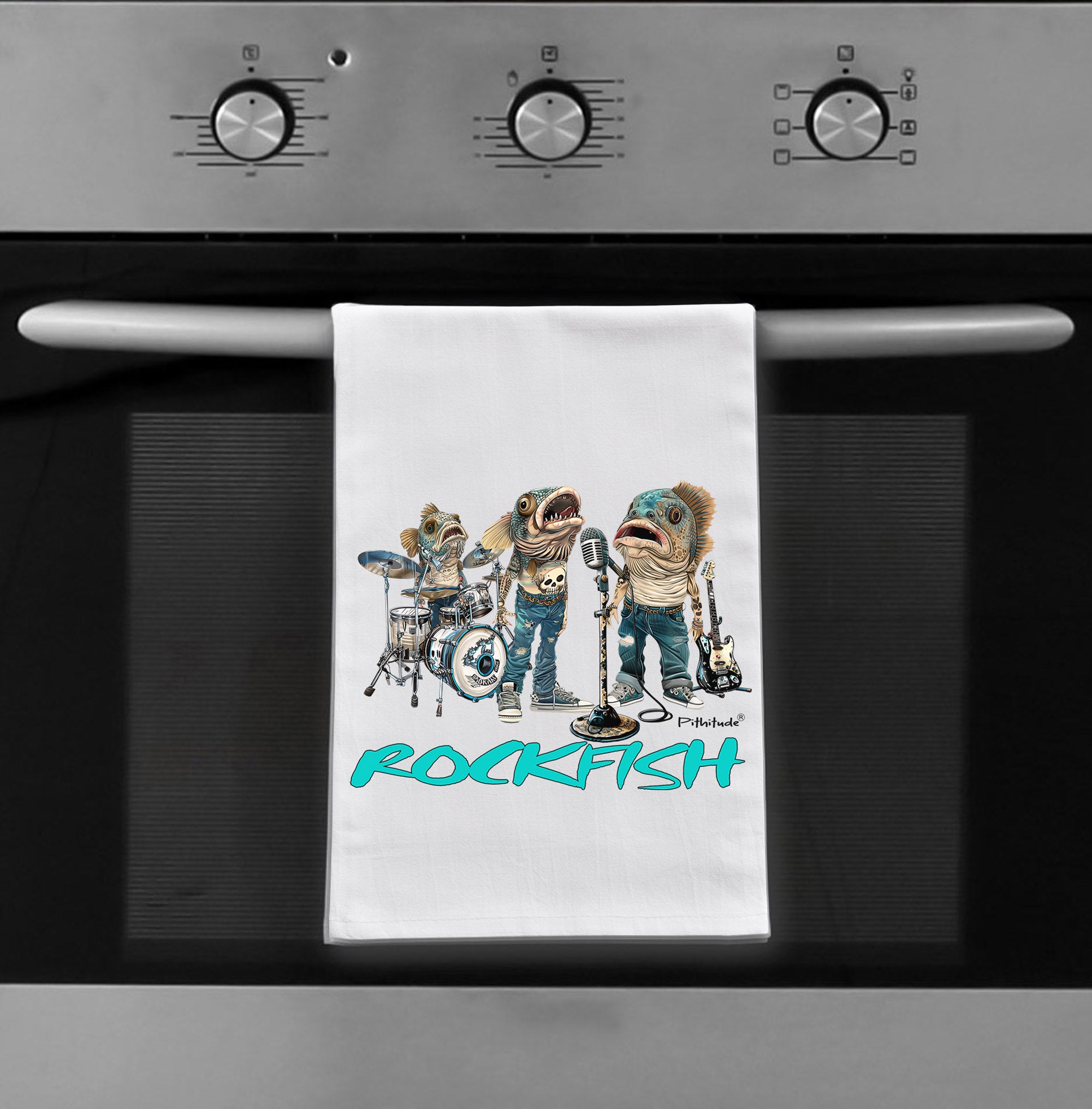 Rockfish Flour Sack Dish Towel